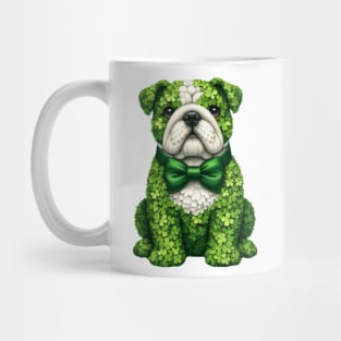 Clover Bulldog St Patricks Day Mug